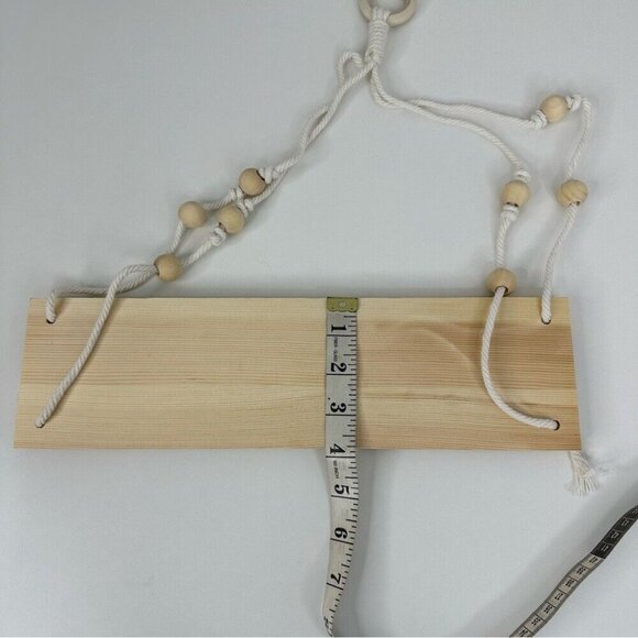 Macrame New Bohemian Home Garden Hanging Decor Plant Shelves 2-Piece Lot Bundle - Picture 7 of 9